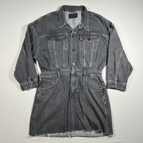 Allsaints dakota denim mini - dakota,