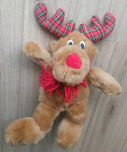 Avon reindeer plush zip - avon, back