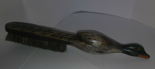 Vintage mallard duck wooden - vintage,