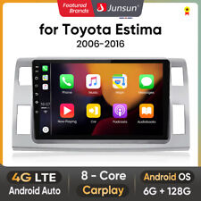 4G 10" CARPLAY 6+128GB Android13 Car Stereo For Toyota Tarago Estima 2006-2016