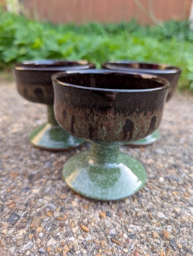 Set three goblets pottery - of,