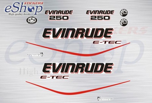 Outboard engine decals sticker - outboard,