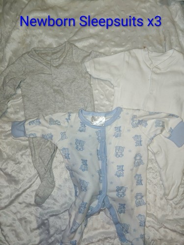 Newborn boys sleepsuits - newborn,