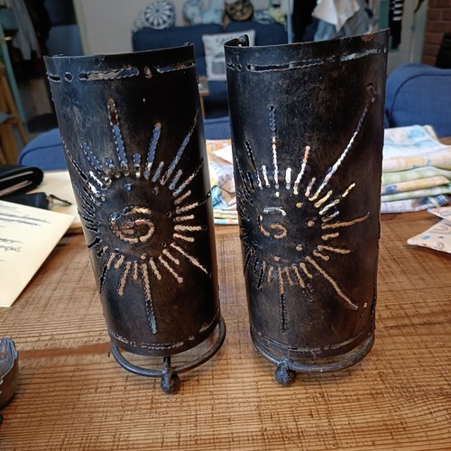 Pair vintage rustic - vintage,