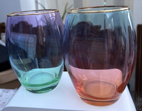 Iridescent stemless wine - iridescent,