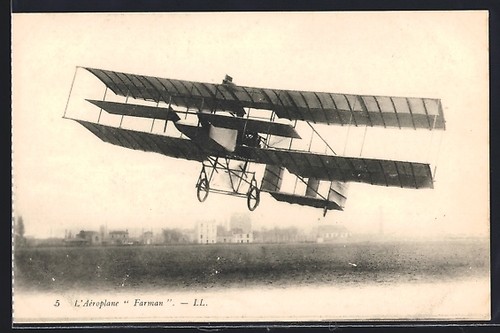 Postcard nos aeroplanes - postcard,