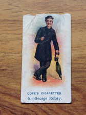 George Robey Cope's Music Hall Artistes  Cigarettes Card . Free UK Postage