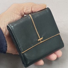 Tula soft leathet compact purse, wallet card notes coin holder.