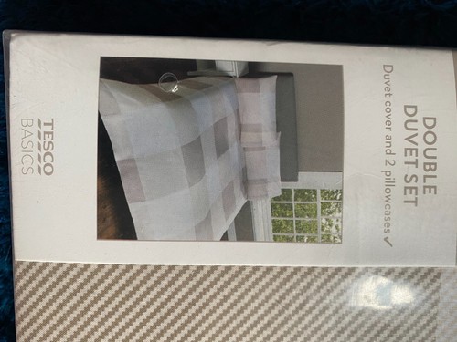 New tesco double duvet set - duvet,