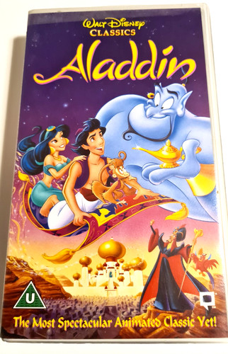 Aladdin walt disney vhs 1992 - walt,