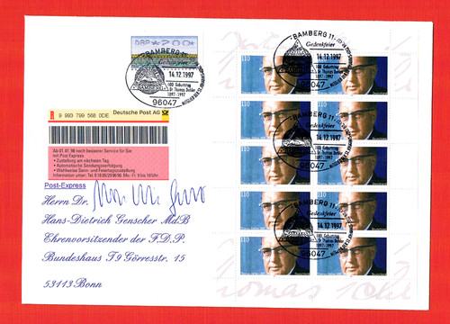 Masonic express letter hand - letter,