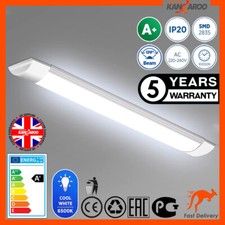 LED Batten Light Low Profile Ceiling Tube Light office 6500K 54W 2FT 4FT 5FT 6FT