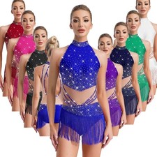 UK Women Tassel Jazz Latin