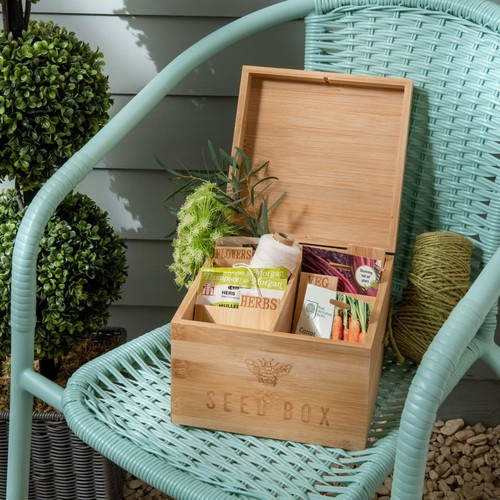 Seed box wooden - seed, storage