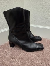Paul Green Black Leather Ankle