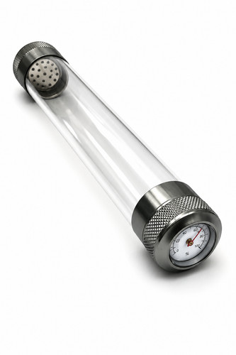 Clear single cigar tube - clear,