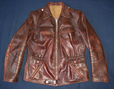 Original short leather flight