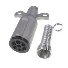 7 Way Round Split Pin Plug /