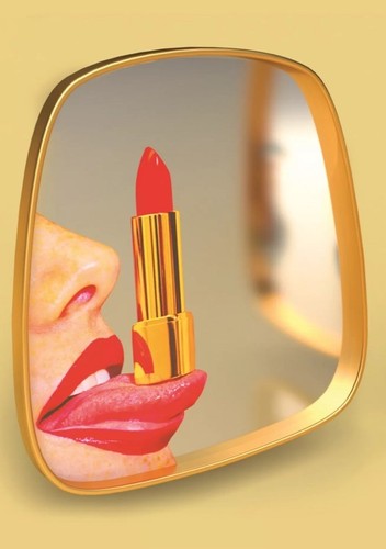 Seletti tongue mirror - seletti,