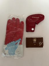 Golf Accessories, Extra Large Red Pro Grip Glove, Dunlop Cover And Tees