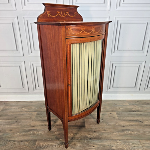 Antique mahogany glass - mahogany, display
