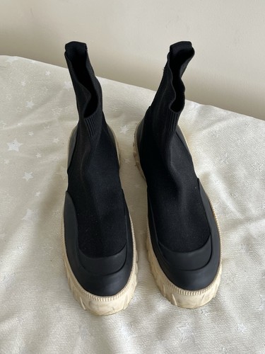 Zara black knit - black, sock