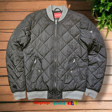 Guess Jeans USA Quilted Puffer Style Jacket Coat LARGE