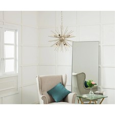 Sputnik Chandelier Champagne