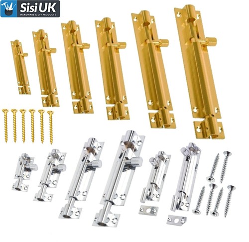 Various size door bolt with - size,