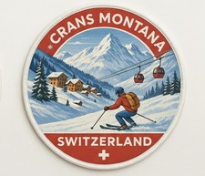 Crans Montanna Switzerland Ski