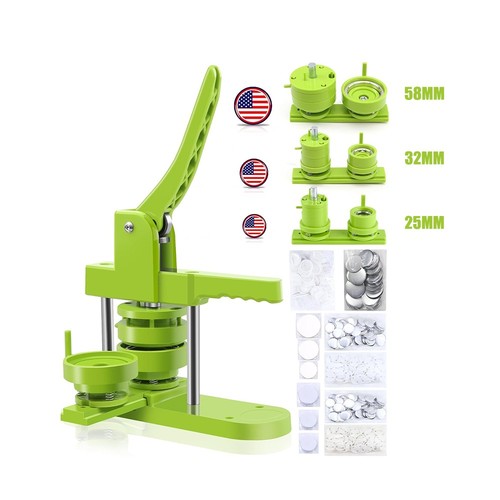 Button maker badge - maker, pin