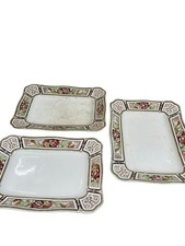 Antique Floral Rectangular