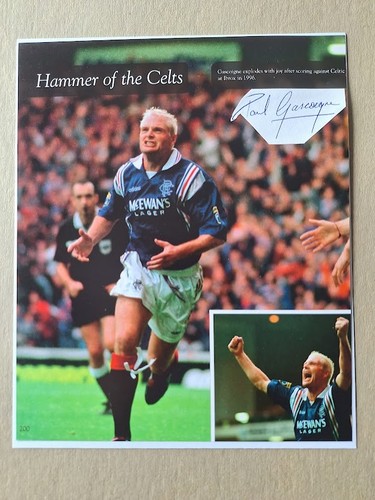 Paul gascoigne rangers hall - gascoigne, of