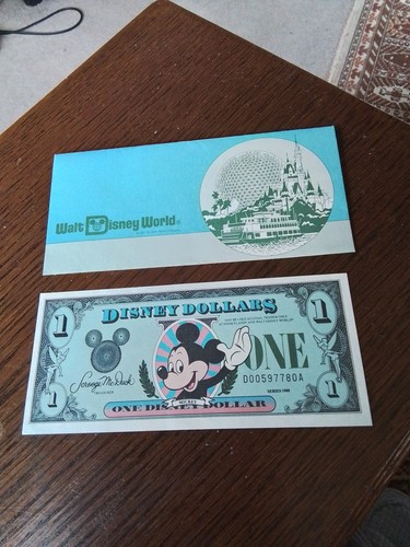Vintage 1988 walt disney world - walt,