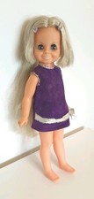 Vintage ldeal Crissy Velvet Doll With Original Outfit 1960s 60s