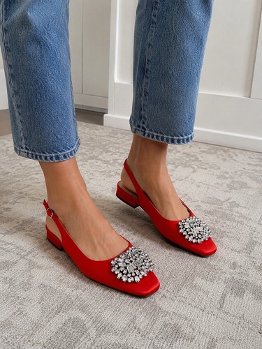 New zara orange satin - zara,