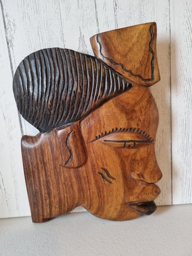 African carved wooden dark - carved,