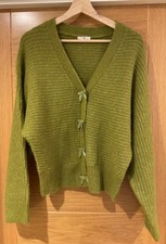 TU Olive Green Eyelash Knit