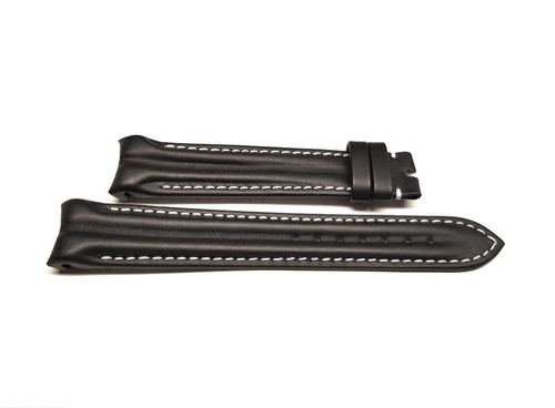 Omega black strap 18mm - strap,