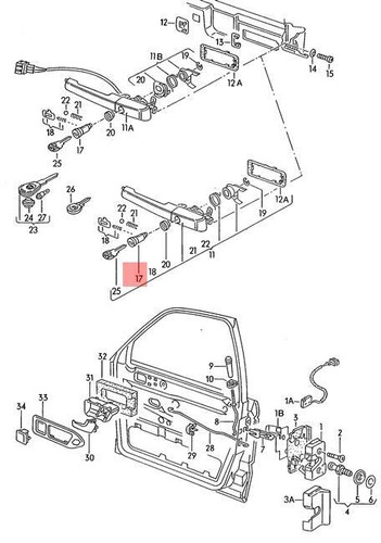 Genuine lock cylinder for - genuine, vw