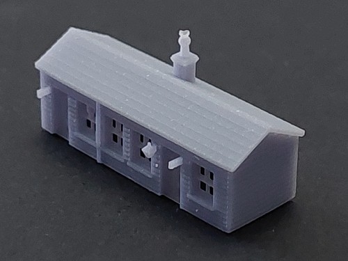 Gauge model railway - railway, platform