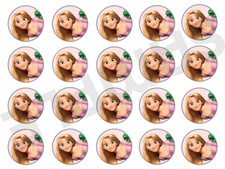 20 X  4cm RAPUNZEL   CUPCAKE  edible toppers  Icing/Wafer