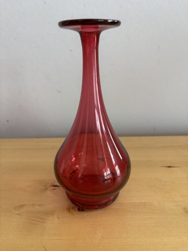 Bristol glass cranberry large - cranberry,