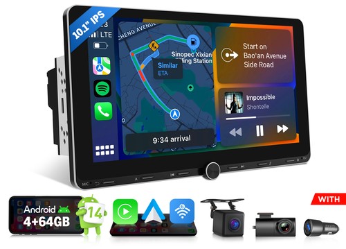Double din car stereo - 10.1",