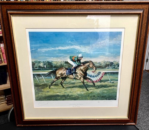 Horse racing signed ltd - racing,