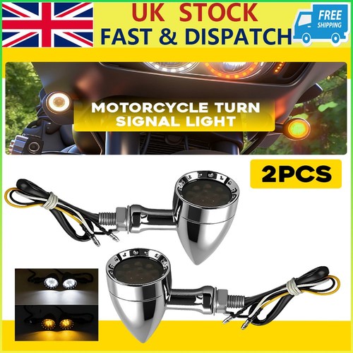 Motorcycle amber white - amber,