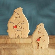 Bear Family Wooden Puzzle