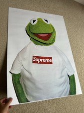 Supreme Kermit The Frog Poster Size H33xW23 Huge Glossy Photo