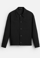 ZARA Men's OVERSHIRT Dark Gray