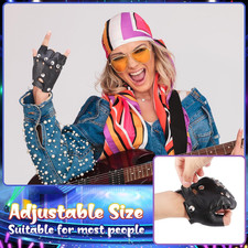 8 Pcs Punk Gothic Rocker